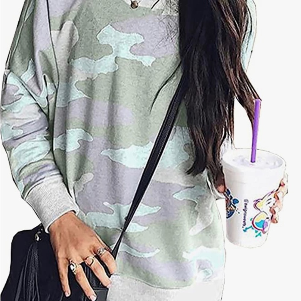 Crewneck Camouflage Sweatshirt